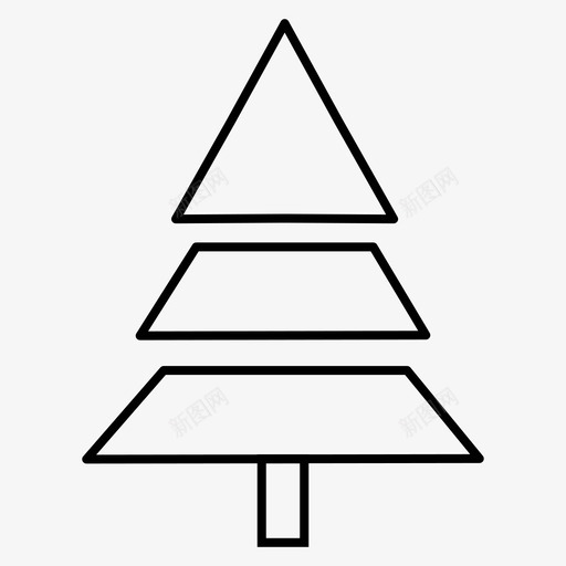 树庆祝圣诞节svg_新图网 https://ixintu.com 庆祝 圣诞节 装饰 欢乐