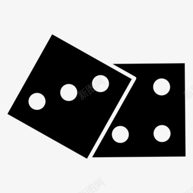 骰子卡片赌场图标