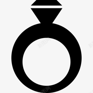 订婚戒指钻石珠宝图标