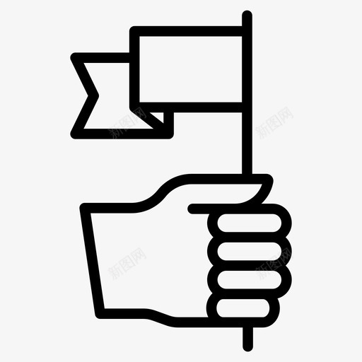 成功成就旗帜svg_新图网 https://ixintu.com 成功 目标 成就 旗帜 机会 线图 图标