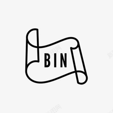 文件bin文档图标
