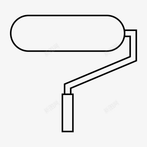 油漆刷涂抹器绘图svg_新图网 https://ixintu.com 油漆 涂抹 绘图 网页设计 图标