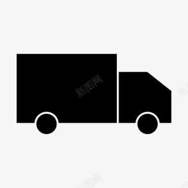 送车卡车公司业务标志图标
