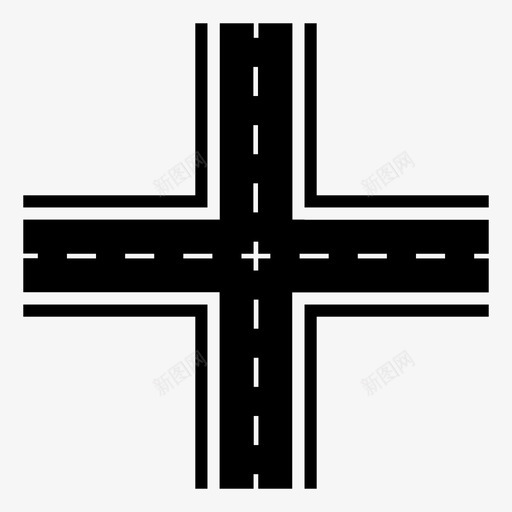 十字路口路口路段svg_新图网 https://ixintu.com 十字路口 路口 路段