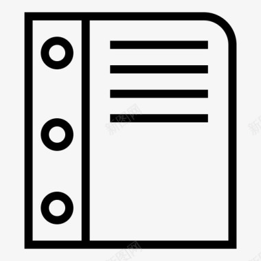笔记本文件报告图标