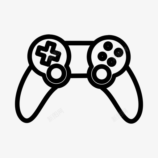 gamepad健康运动svg_新图网 https://ixintu.com 健康 运动 视频 游戏