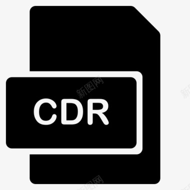 文件类型cdr文档图标
