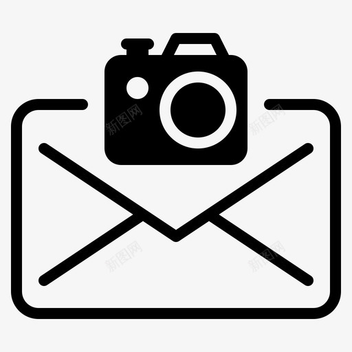 照相机邮件通信电子邮件svg_新图网 https://ixintu.com 邮件 照相机 通信 电子邮件