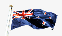 新西兰国旗飘扬素材