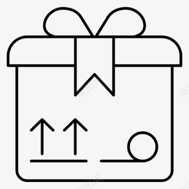 礼品盒子包裹图标