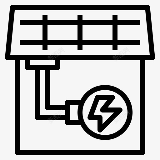 太阳能生态能源svg_新图网 https://ixintu.com 太阳能 生态 能源 燃料 标志
