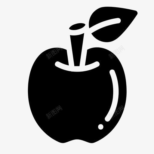 苹果减肥食品水果svg_新图网 https://ixintu.com 水果 苹果 减肥 食品 有机 维生素