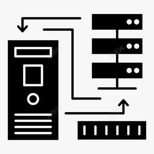 服务器组合数据svg_新图网 https://ixintu.com 服务器 组合 数据 数据库 电子信息 业务管理 要素