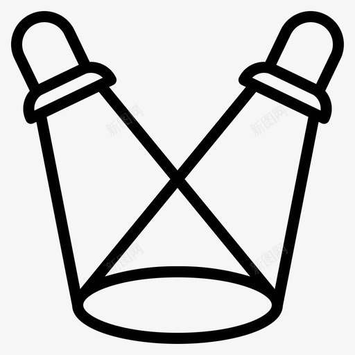聚光灯表演者表演svg_新图网 https://ixintu.com 聚光灯 表演者 表演 剧院 庆祝 晚会 概要
