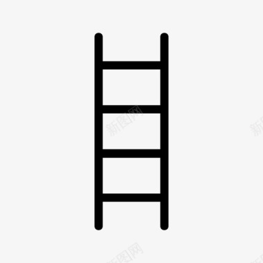 梯子家用横档梯图标