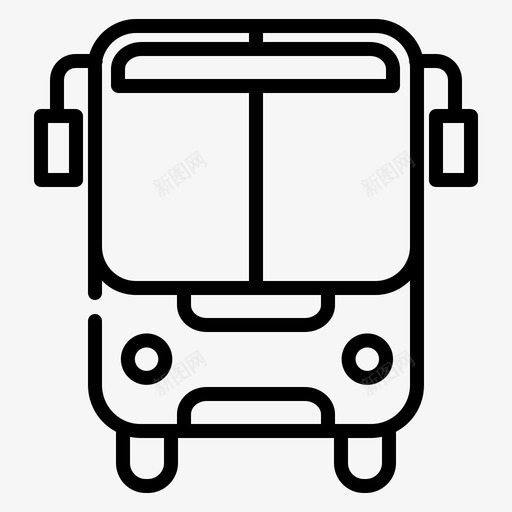 公共汽车小客车交通工具svg_新图网 https://ixintu.com 公共汽车 小客 客车 交通工具 运输工具 面包车 车辆