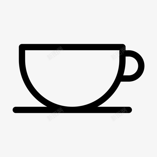咖啡杯饮料马克杯svg_新图网 https://ixintu.com 咖啡杯 饮料 马克 咖啡店 轮廓