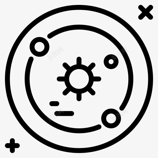 太阳空间系统svg_新图网 https://ixintu.com 空间 太阳 系统 宇宙