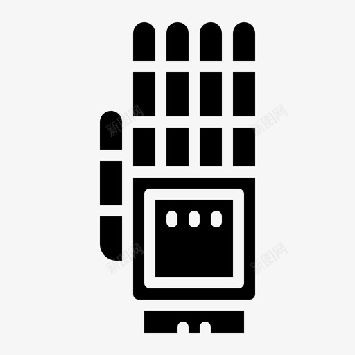 手机器人手势机器人机器实心svg_新图网 https://ixintu.com 机器人 机器 手机 人手 手势 实心