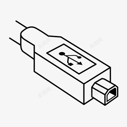 usbb端口电缆连接svg_新图网 https://ixintu.com 端口 连接 电缆 插槽 插座 终端