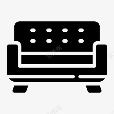 沙发家具休闲图标