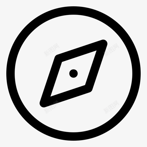指南针定向工具gpssvg_新图网 https://ixintu.com 指南针 定向 工具 导航 航速 度表 字体