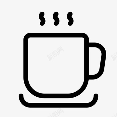 咖啡阿拉比卡意式浓缩咖啡图标