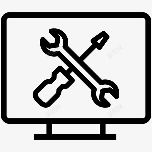 电脑维护配置修复svg_新图网 https://ixintu.com 电脑 维护 配置 修复 网站开发