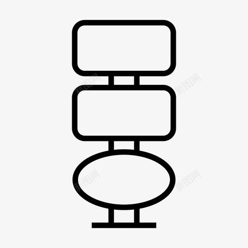 标牌广告牌显示屏svg_新图网 https://ixintu.com 标牌 广告牌 显示屏 路标