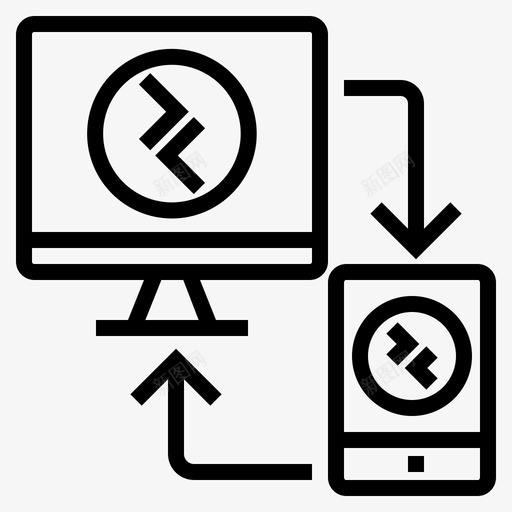 远程桌面计算机控制svg_新图网 https://ixintu.com 远程 桌面 计算机 控制 网络计算机 技术