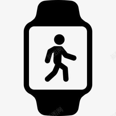 步行苹果手表健身追踪图标