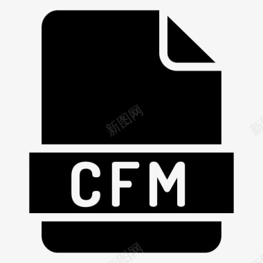 cfm格式文件图标