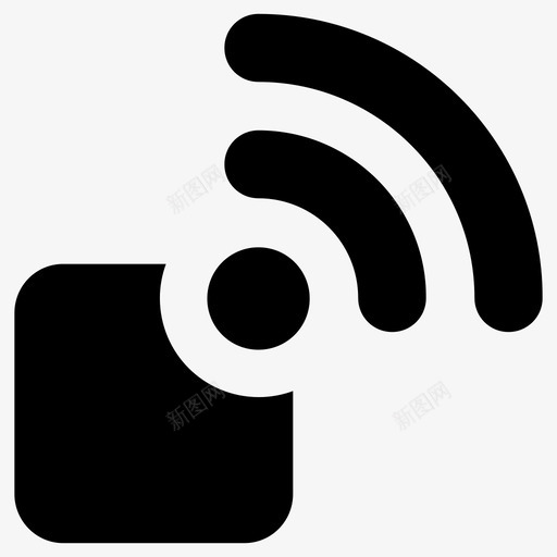 rss广播新闻svg_新图网 https://ixintu.com 广播 新闻 源流