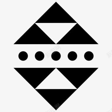 平衡符号古代符号菱形图标