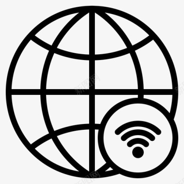 信号网络网络v1图标