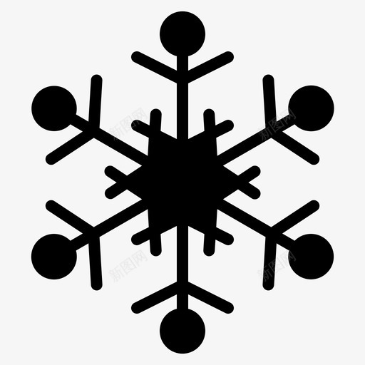 雪花寒冷霜冻svg_新图网 https://ixintu.com 雪花 寒冷 冷霜 冻冰 冬天 圣诞节