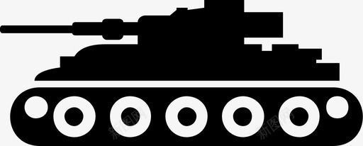 坦克军队重型车辆图标