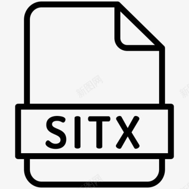 sitx文件sitx扩展名图标
