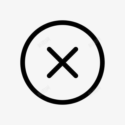 十字按钮圆圈svg_新图网 https://ixintu.com 十字 按钮 圆圈 删除 按下 状态