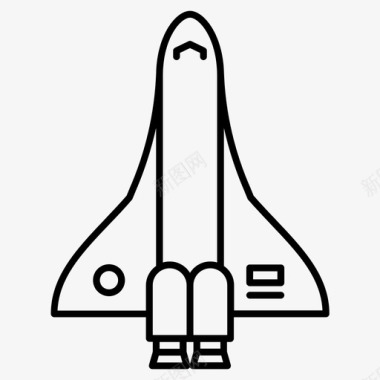 太空火箭宇航探险家图标
