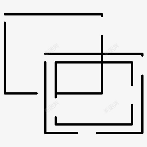 正方形几何体形状svg_新图网 https://ixintu.com 正方形 几何体 形状