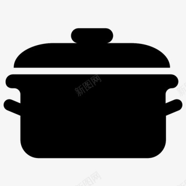 烹饪锅沸腾锅厨房锅图标