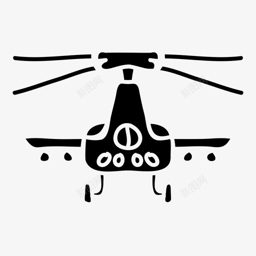 阿帕奇攻击直升机武装直升机svg_新图网 https://ixintu.com 阿帕奇 攻击 直升机 武装直升机 军用 车辆