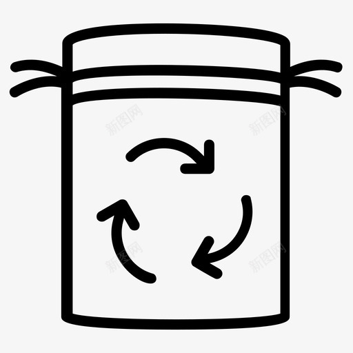回收站垃圾箱废物管理svg_新图网 https://ixintu.com 回收站 图标 垃圾箱 废物 废物利用 管理 织物