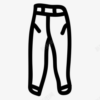 裤子牛仔裤男人图标