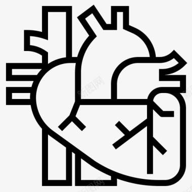 心脏保健医学图标