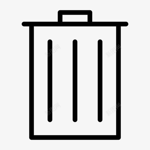 垃圾邮件删除回收站svg_新图网 https://ixintu.com 删除 垃圾 邮件 回收站 垃圾箱 垃圾桶 办公 业务 大纲