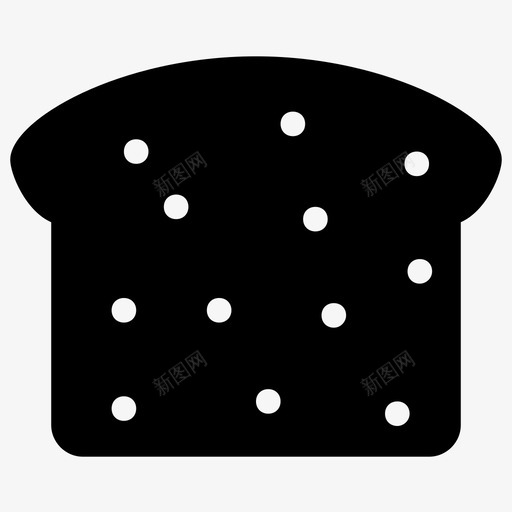吐司烘焙项目面包svg_新图网 https://ixintu.com 吐司 烘焙 项目 面包 早餐 切片 供应商 字形 图标