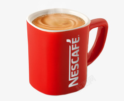 雀巢红杯咖啡素材