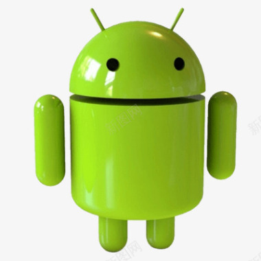 Android机器人塑胶公仔图标